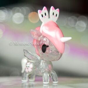 Tokidoki Fubuki Cherry Blossom Metallico Unicorno Sakura 3 Inch 2022 SDCC Figure